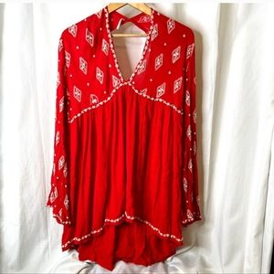 ❣️Host Pick❣️Free People Deep V-Neck Tunic